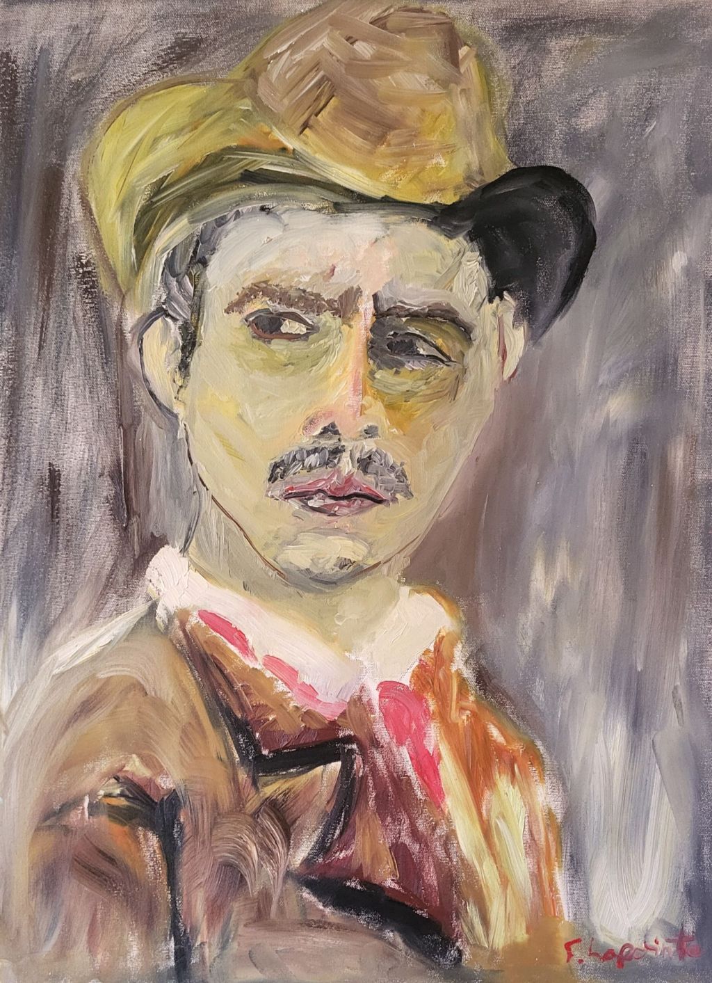 Autoportrait avec chapeau